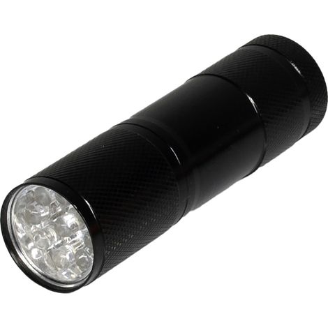 Lampe de poche 9 LEDs en aluminium PERALINE