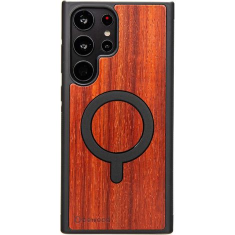 Bewood Holzhülle für Samsung Galaxy S25 Ultra PADOUK mit MagSafe (1/2)