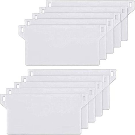 TS-10 poids pour stores à lamelles verticales, 127 mm, blanc.[CC] (1/3)