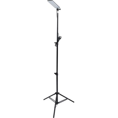 Lampe de travail LED sur pied, 84 LED haute luminosité, alimentation USB, 1680 lm, hauteur réglable jusqu'à 180 cm (71 pouces), avec trépied.