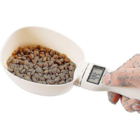 Gobelet doseur de 800 g/1 g pour aliments pour chiens et chats, gamelle de cuisine, cuillère doseuse.-AquaForge (1/2)