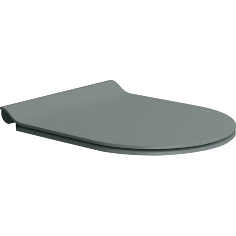 Abattant WC, SLIM, Soft Close, Quick Release, agave mat/chrome (1/2)