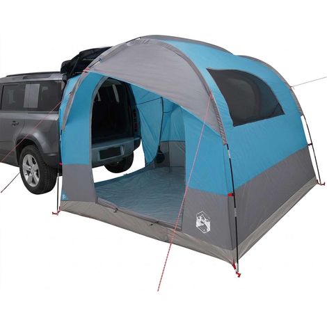 vidaXL Tienda de cola con mosquitera a prueba de agua 4 persona Azul (1/2)