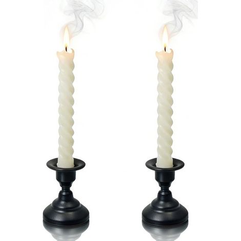Candelabros，2 piezas，5,65,67,6 cm，Candelabros de metal，Candelabros para decoración del hogar，Adornos decorativos，Candelabros de mesa (1/5)