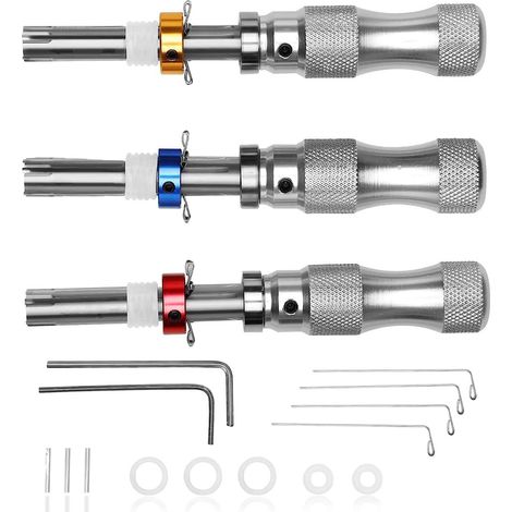 [JAMAIS UTILISÉ]Jeu de clés tubulaires en acier inoxydable pour l'industrie, diamètres 7,0, 7,5 et 8 mm, avec coffret de rangement type B (1/5)