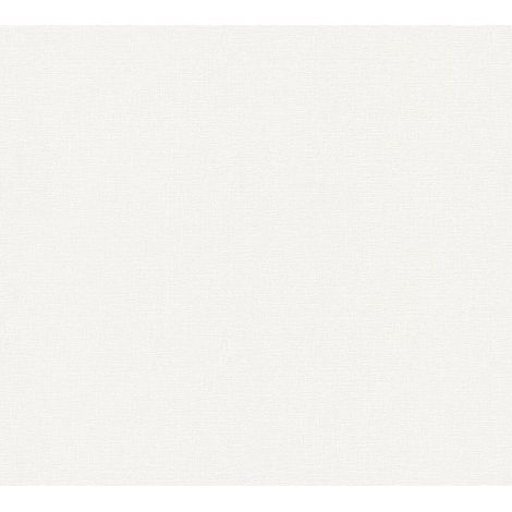 Papier peint blanc crème pour salon Tapisserie unie blanche crème pour chambre adulte Papier peint uni bureau & couloir (1/5)