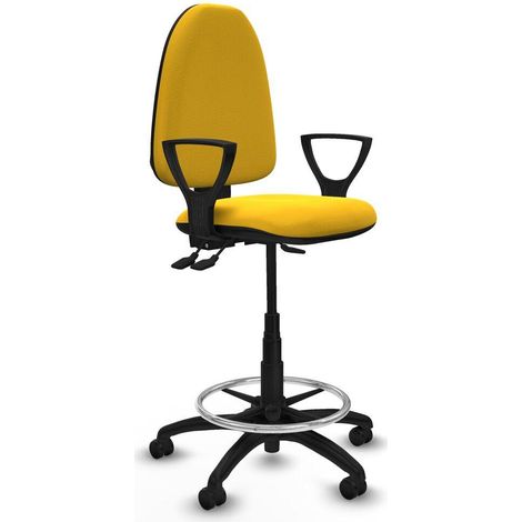 Piqueras y Crespo BFN01RP Silla de oficina amarilla moderna