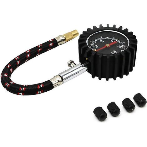 Reifendruckmesser für Autos, Reifendruckmesser 0-100 PSI, Reifendrucküberwachungsanzeige (1/5)