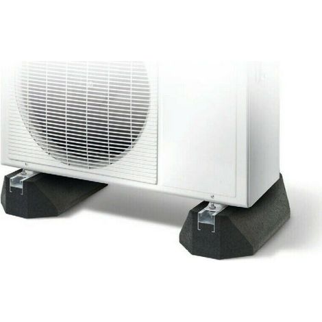 2 Stück Dämpfungssockel Set Klimaanlagen Aufstellbalken Länge 600mm Bodenkonsole