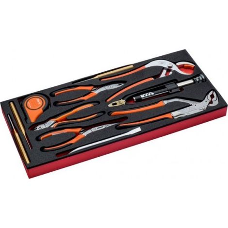 BAHCO - Jeu d'outils en pouces, module pr caisse à outils métallique 1483K/1483KHD-11pc