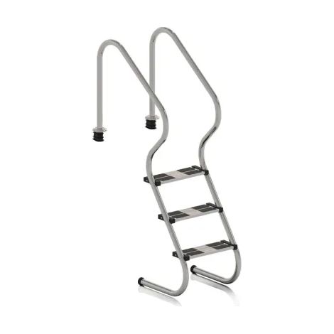 ESCALERA PISCINAS GRE DE ÁCERO DE FACIL ACCESO PARA PISCINA ENTERRADA EIE3016 (1/4)