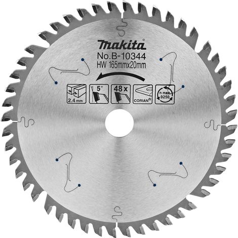 MAKITA B-10344 Disco HM 165/20/48D Corian