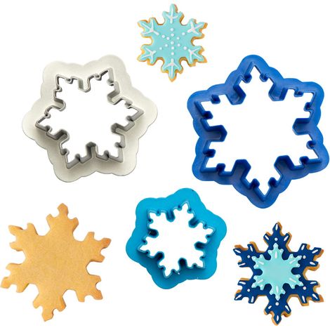 Formine per fiocchi di neve Decora, 3 pezzi (1/3)