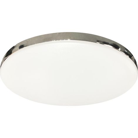 Plafoniera moderna cromata tonda Ø50 LED 36W 4000K (1/5)