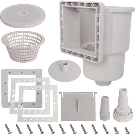 Écumoire de piscine SP1091LX, adaptée aux ouvertures murales standard, compatible avec les écumoires de 6 pieds. (1/5)