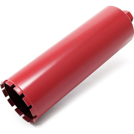 Wiltec – Foret diamant pour carotteuse Ø 132mm – Métal fritté – Forage sec et humide – Pour béton armé et carrelage (1/5)