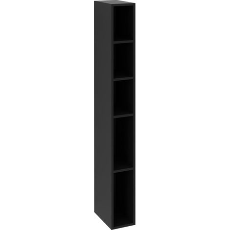 Boîte étagère ouverte ESPACE 20x172x32cm, noir mat (1/4)