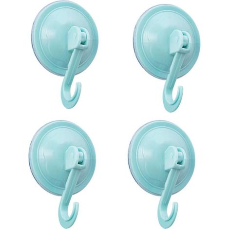 Lot de 4 Crochets Muraux Autocollants Multifonction, pour Cuisine Salle de Bain et Bureau, Patères Résistants sans Perçage pour Mugs et Torchons (1/5)