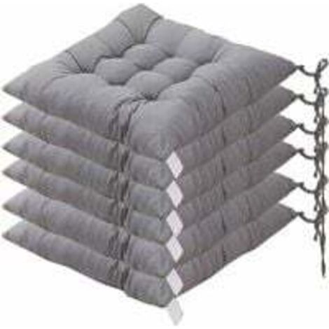 Coussins de Chaises Carrés 40x40 Coussins de Siège Décoration Maison Coussin Mat Matelassée,Confortable et coloré - Idéal (1/4)