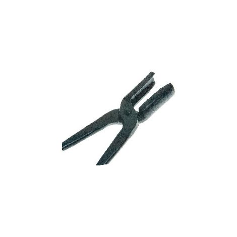 Tenaille de forge coquille ronde 30 cm – Acier C45E à forte teneur en carbone – Outil de forge précis pour maintenir, plier et façonner les barres et profilés métalliques (1/2)