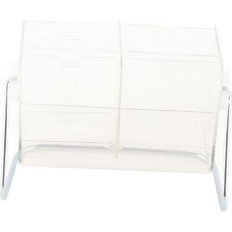 Support de télécommande en plastique transparent organisateur de bureau étui de téléphone portable Transparent lunettes divers bote de rangement