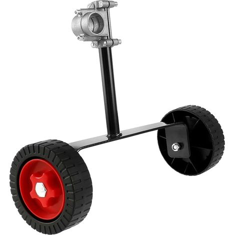 Brushcutter Wheels, Portable Adjustable Support Wheels 2628 mm Universal for Brushcutter Trimmer, Auxiliary Wheels Trimmer Accessory (1/5)