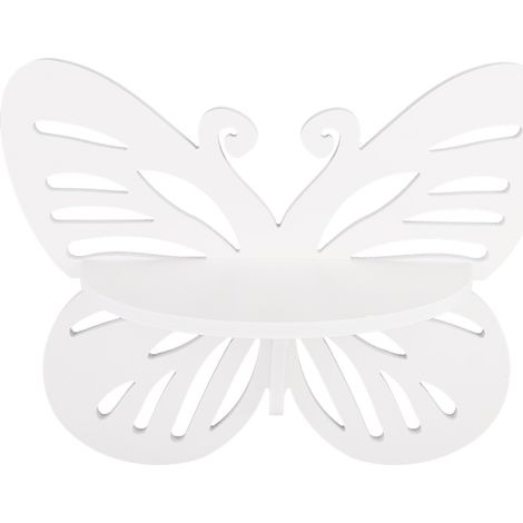 Étagère murale en forme de papillon, style champêtre, décoration intérieure (1/5)