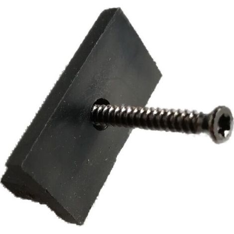 10 Composite platelage Clips WPC platelage Clips Fixations cachées (10 PCS) avec BLACK SCREWS Lefou (1/4)