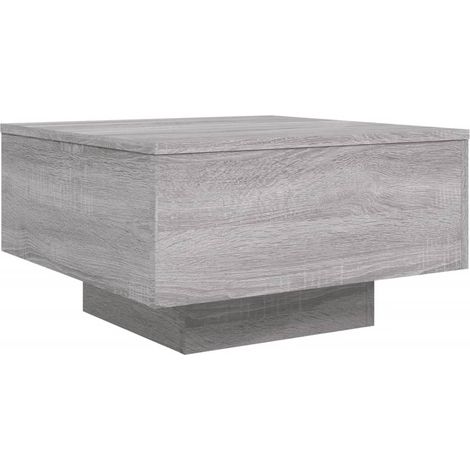 Tavolino da caffè 55 x 55 x 31 cm in legno ingegnerizzato grigio DEC040043