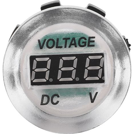 Voltmètre Voiture LED Digital Tension Écran Étanche Universel Bateau Bateau à Moteur Yacht 12-24V Courant Continu (1/5)