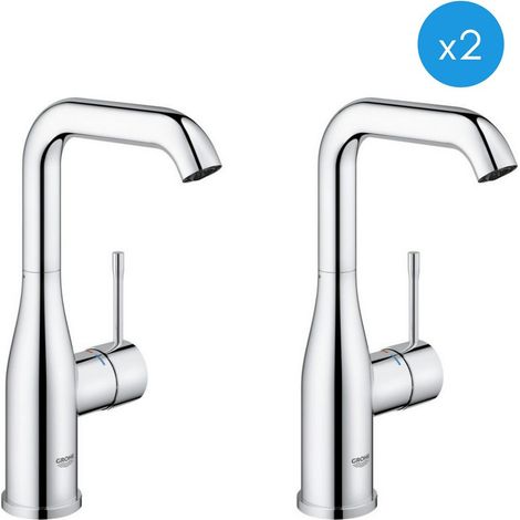 Grohe Essence - Set mit 2 Einhand-Waschbeckenmischern, 1/2 Größe L (23541001-DUO)