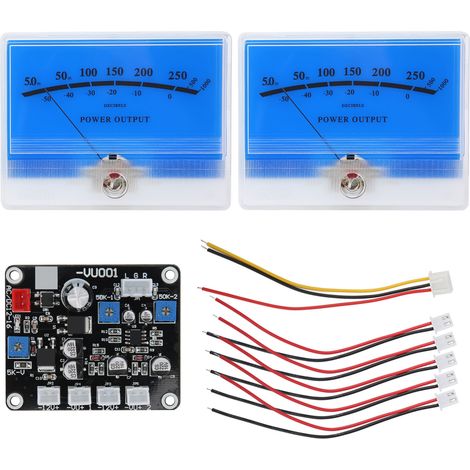 TS-DB90A-L 2 pièces Module de mesure de niveau sonore avec rétroéclairage pour studio d'enregistrement DIY
