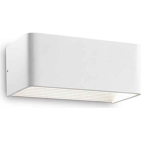 Applique Moderna Click Metallo Bianco Led 10,5W 3000K Luce Calda (1/2)