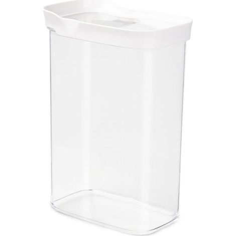 EMSA Optima Rectangular Contenedor 2,2 L Transparente, Blanco 1 pieza(s)