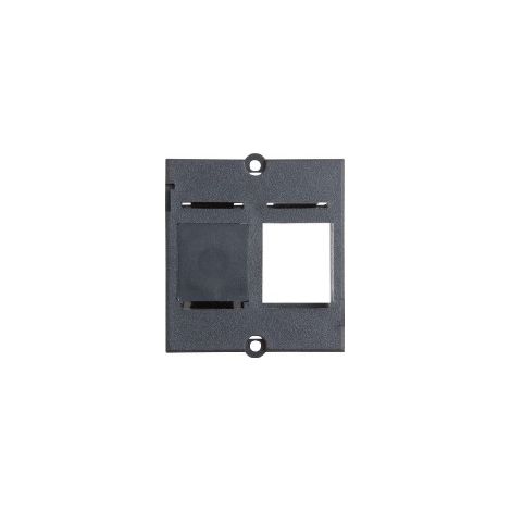 BACHMANN Steckplatzabdeckung Keystone 1-fach schwarz, 917.057