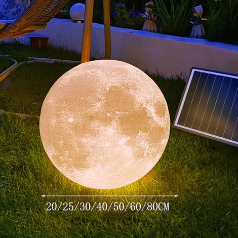 (20 cm - Blanc froid) Lampe d'ambiance solaire LED pour pelouse et jardin (non solaire) - Décoration extérieure (1/5)