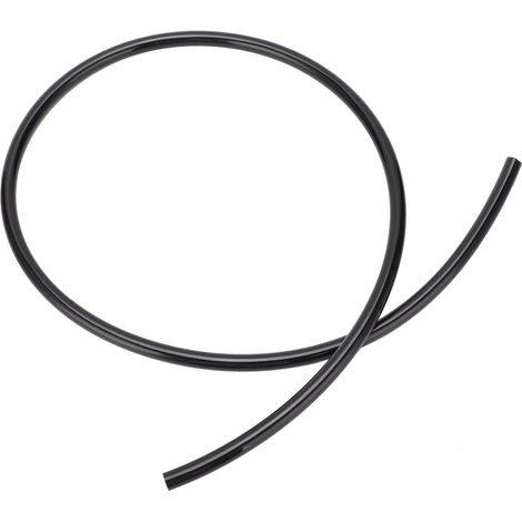 Tuyau pneumatique flexible en TPU pour compresseur d'air, additifs chimiques, carburants et huiles (TPU0604, diamètre extérieur 6 x diamètre intérieur 4, noir, 1 mètre). (1/5)
