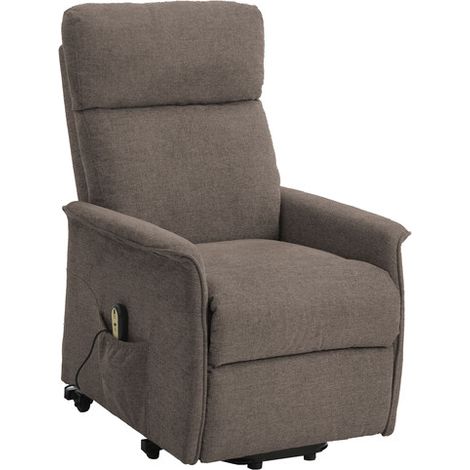 POLTRONA RECLINER RELAX ALZAPERSONA TESS.MARRONE- 1,0 pz
