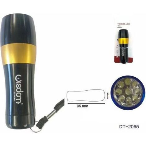 Vtizikl Mini Torcia Elettrica Luce Led Cob Tascabile Portatile Resistente Gancio Dt-2065 -