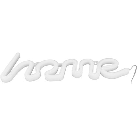Lampe murale néon LED motif HOME unique, idéale pour une demande en mariage, un mariage, une fête ou un bar (rose) (1/5)