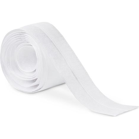Klebeband mit Haken- und Schlaufenverschluss 20 mm x 1,5 m. Weiß, 2144-2, Inofix