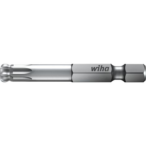 Wiha Embout Professional 50 mm TORX® tête sphérique 1/4" E6,3 T15 (32417)