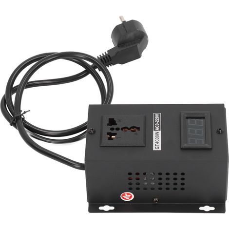 Spannungsregler SCR-Controller-Steuerschalter EU-Stecker AC 220V 4000W für Geschwindigkeits- und Temperaturregelung (1/5)