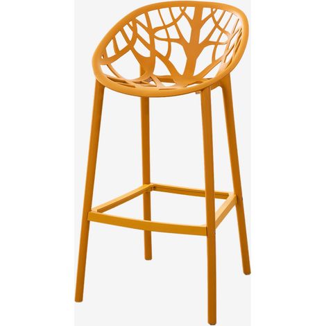 SKLUM Hoher Hocker aus Polypropylen Ores Senfgelb ↑65 cm                                 