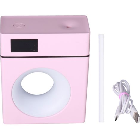 Humidificateur de voiture rose 500 ml, diffuseur de brume alimenté par USB, pour la maison, le bureau ou la chambre. (1/5)