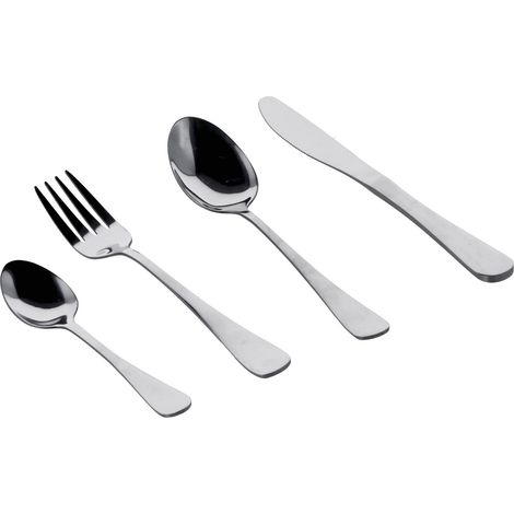 Ad Trend Set 24 Posate Memphis Acciaio Colore Argento