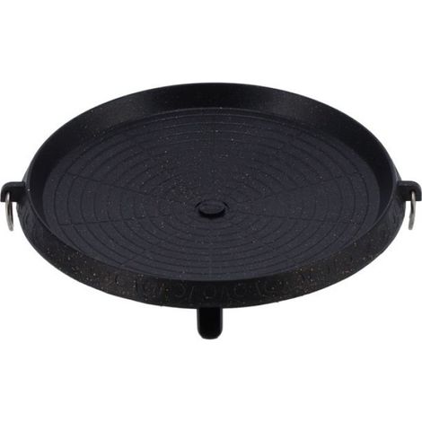Garosa Assiette Barbecue Barbecue Plate Portable Non‑Stick Baking Tray For piscine barbecue Plaque de barbecue ronde antiadhésive (1/4)