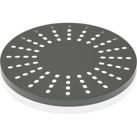 Sottopentola in metallo Versa decoro da cucina grigio tortora sapri (1/4)