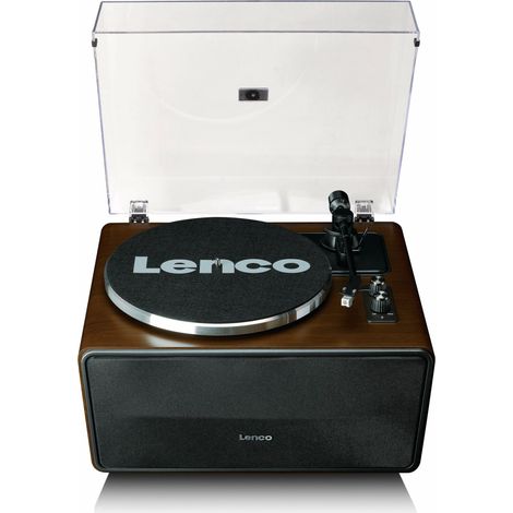 Lenco LS-470WA platine Tourne-disque entraîné par courroie Noir