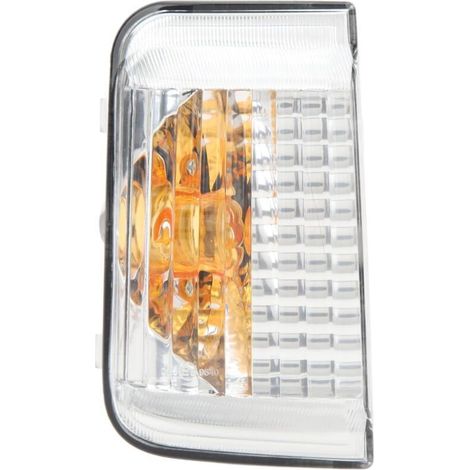 Couvercle de Lentille D'indicateur de Clignotant de Rétroviseur de Voiture, Couvercle de Lentille de Remplacement pourBoxer Expert, 71748254 (Gauche 6325.H0) A-Crezuo